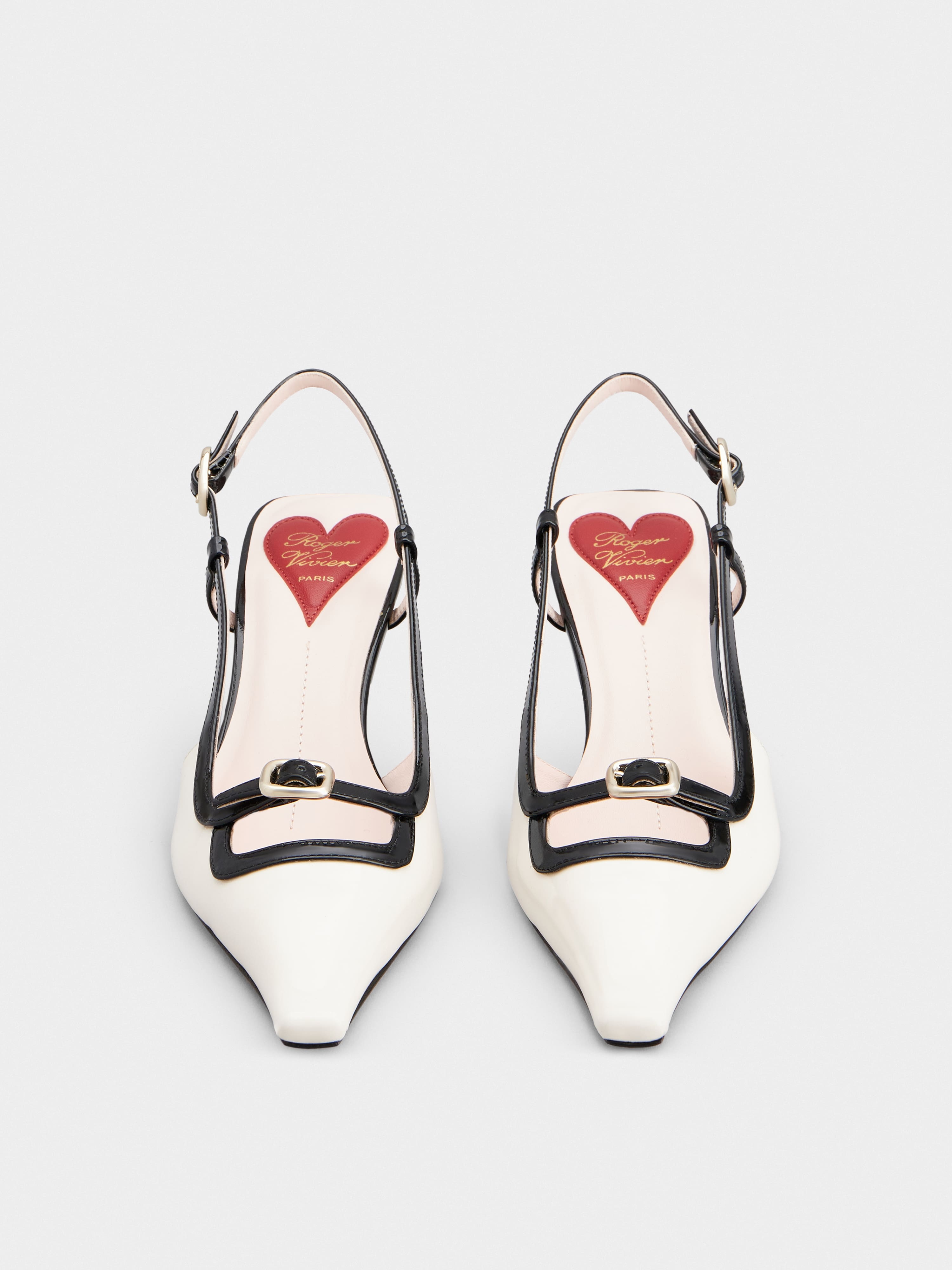 Viv’ Canard Slingback Pumps in Patent Leather - 7