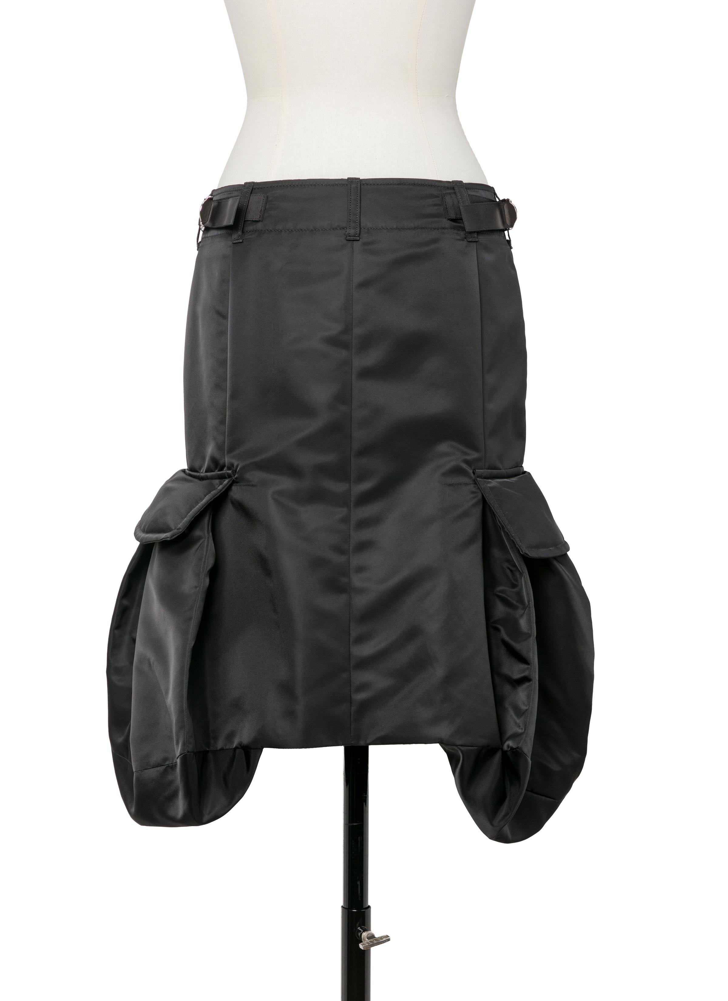 Nylon Twill Skirt - 4