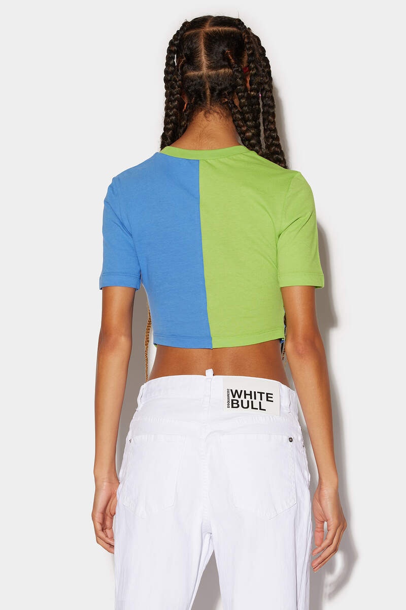 CRISS CROSS SPLIT T-SHIRT - 2