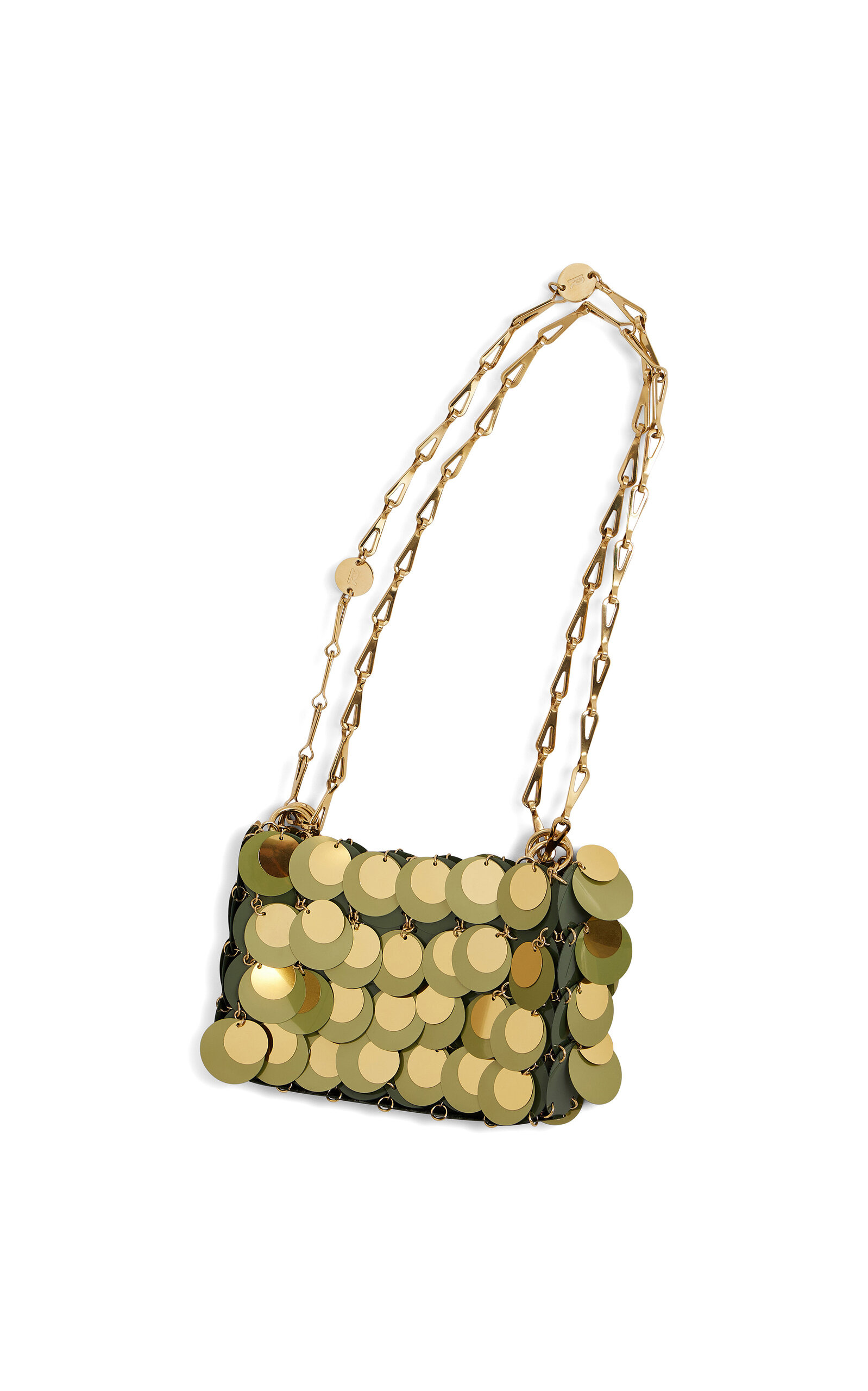 Layered Paillette Shoulder Bag green - 4