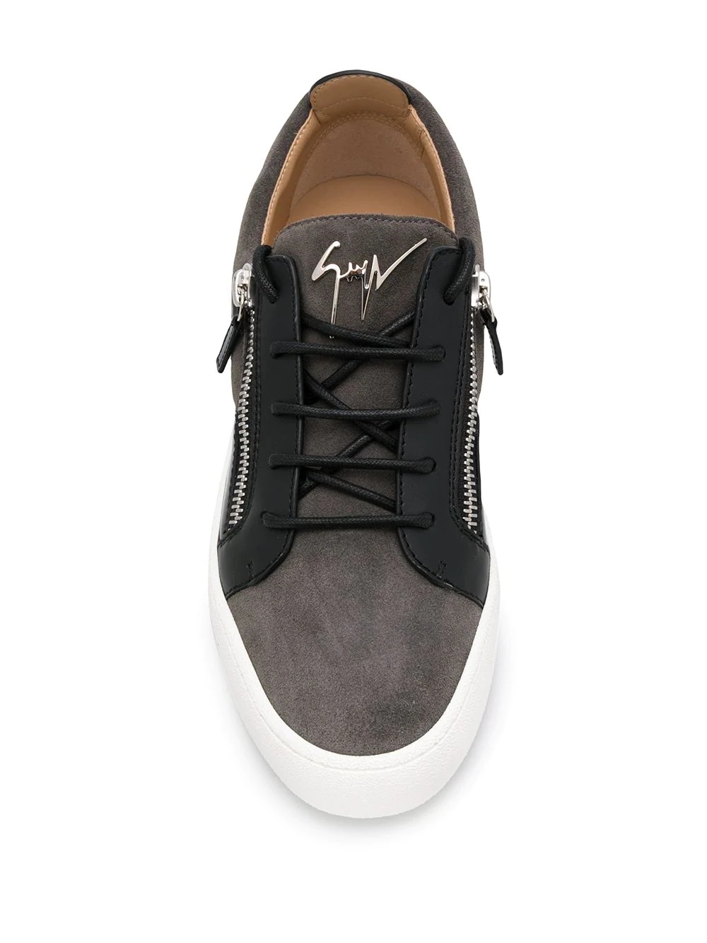 Frankie panelled low-top sneakers - 4