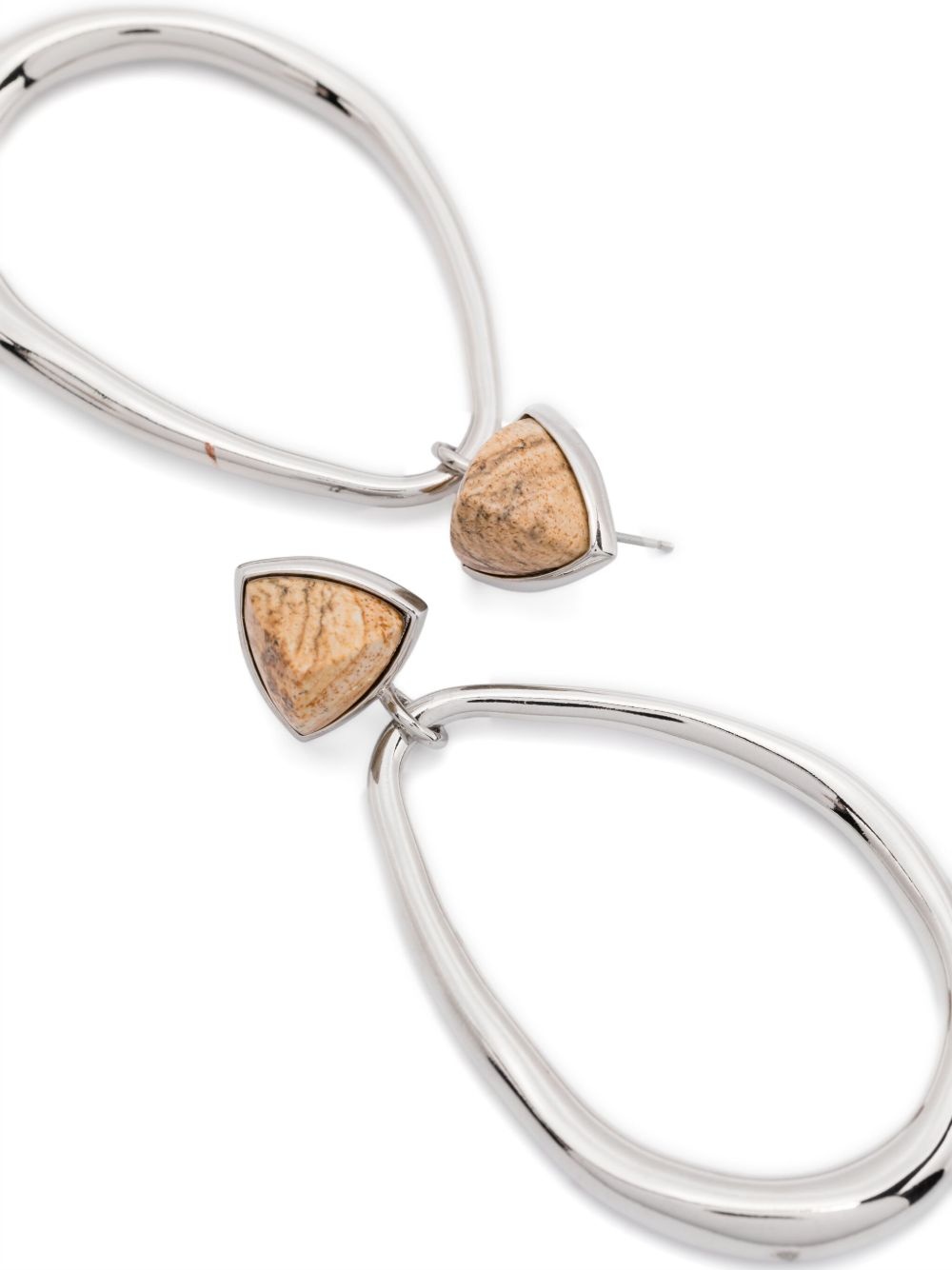 stone-embellishment earrings - 3