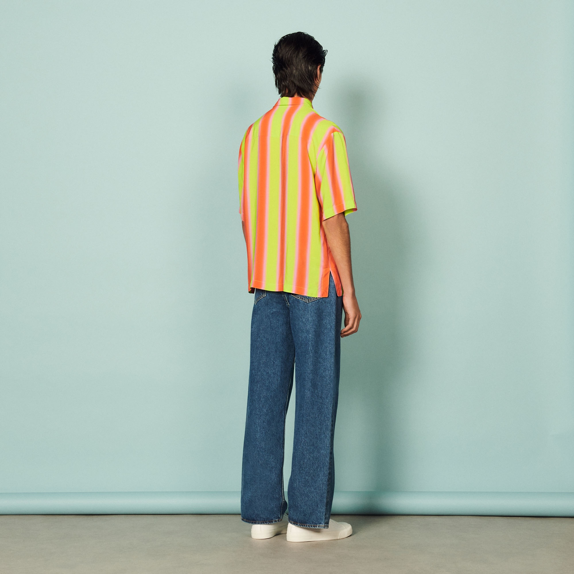 Striped flowing shirt - 3