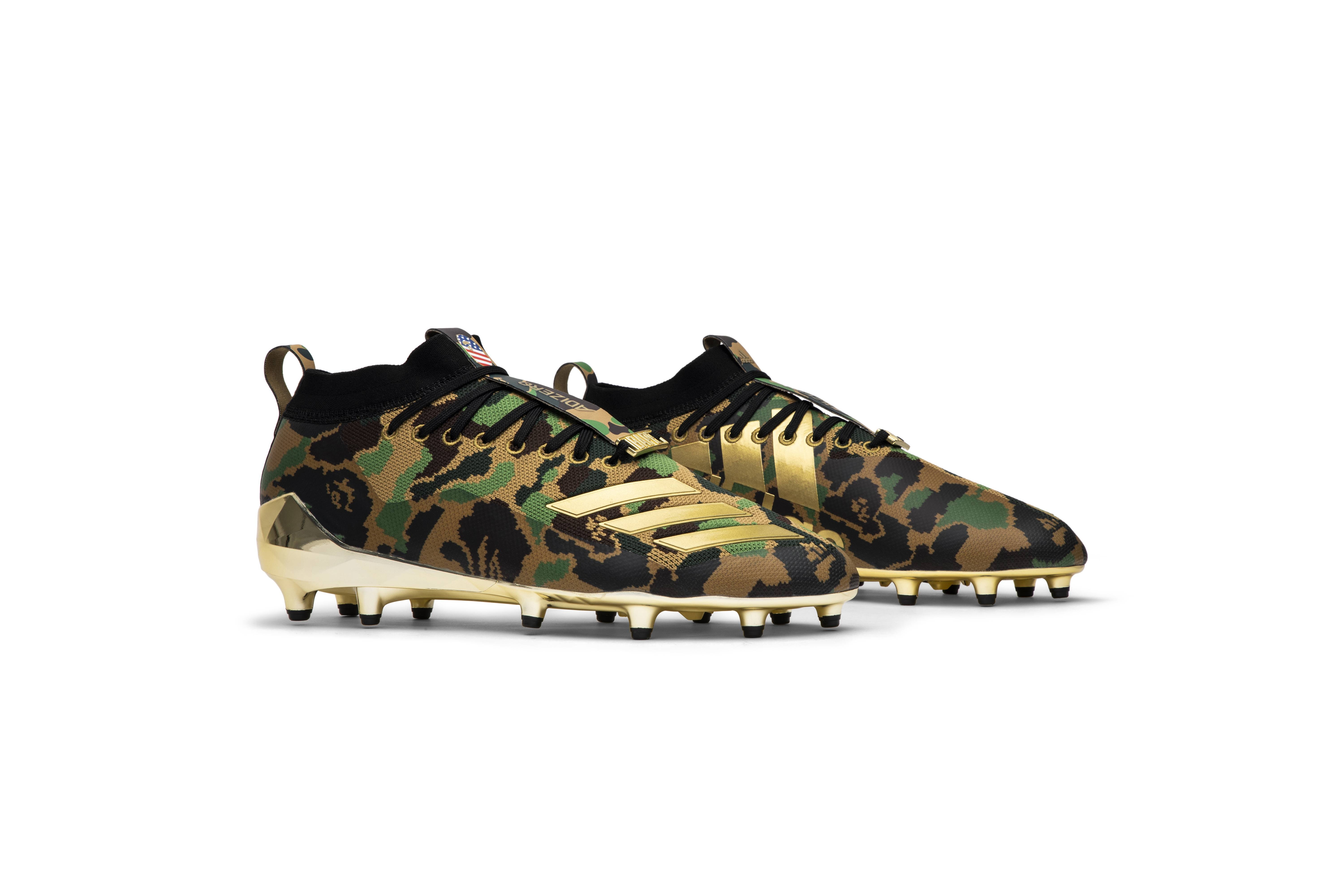 A Bathing Ape x Adizero Cleat 'Green Camo' - 8