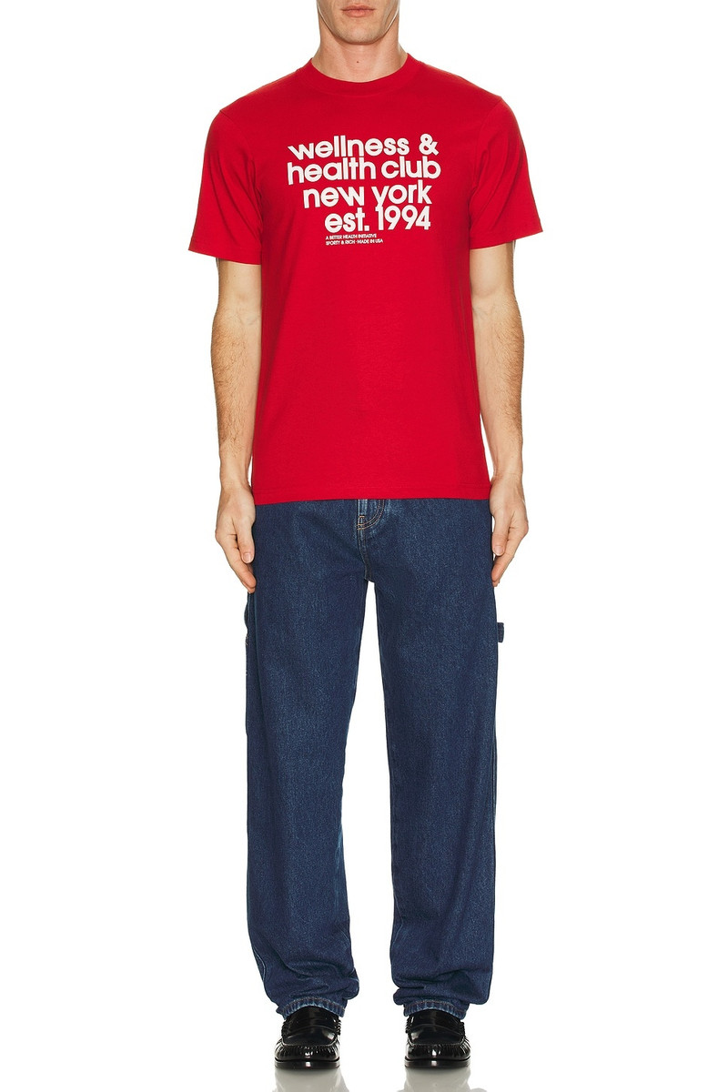 Sporty & Rich Usa Health Club T-Shirt outlook