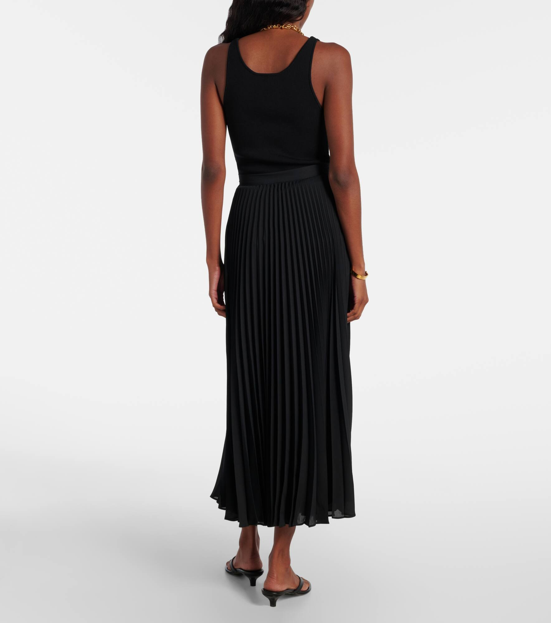 Georgette maxi skirt - 3