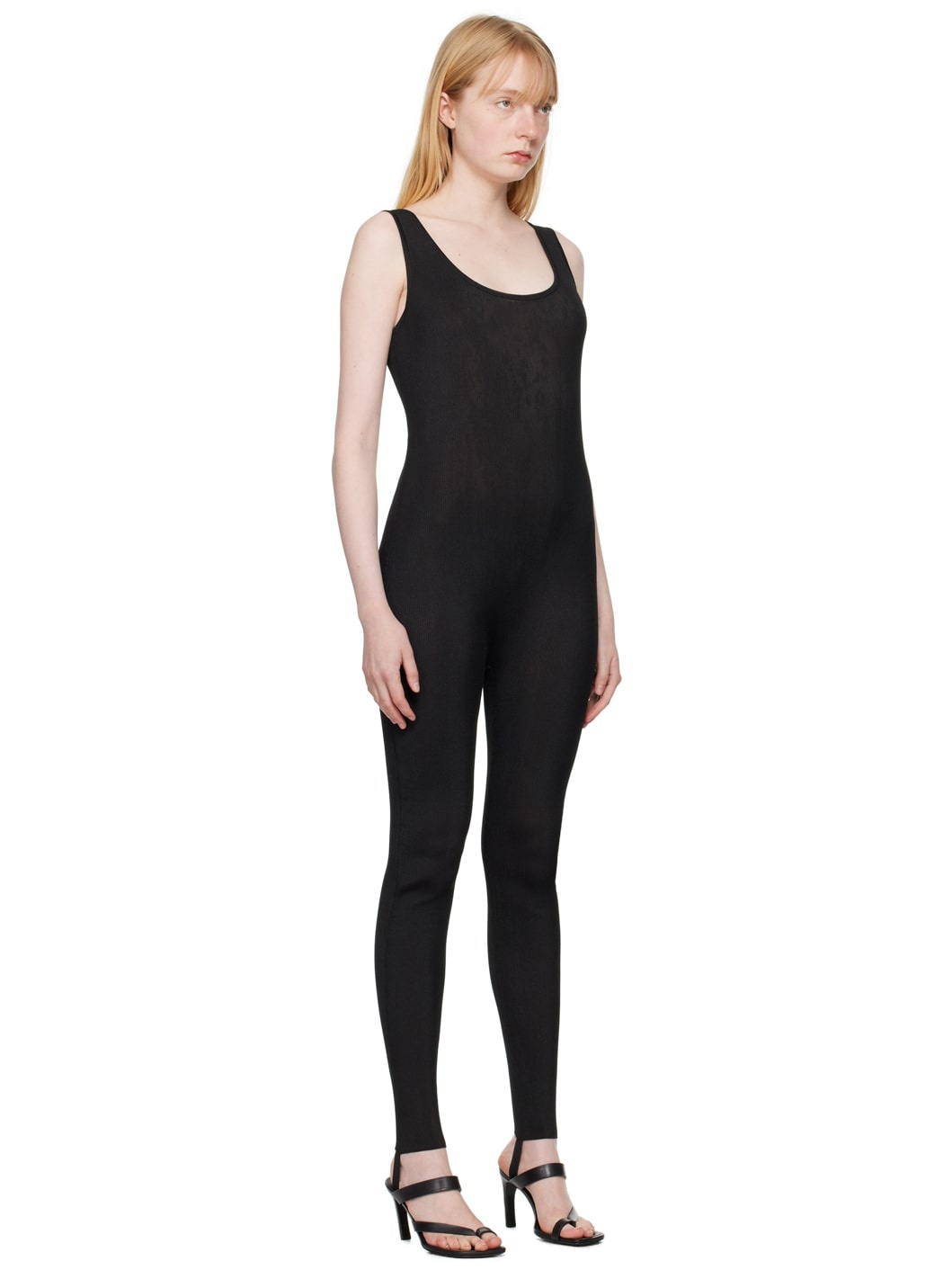 Black Stirrup Bodysuit - 2