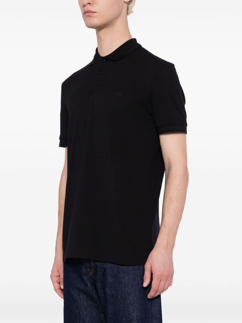 logo-embroidered cotton polo shirt 3