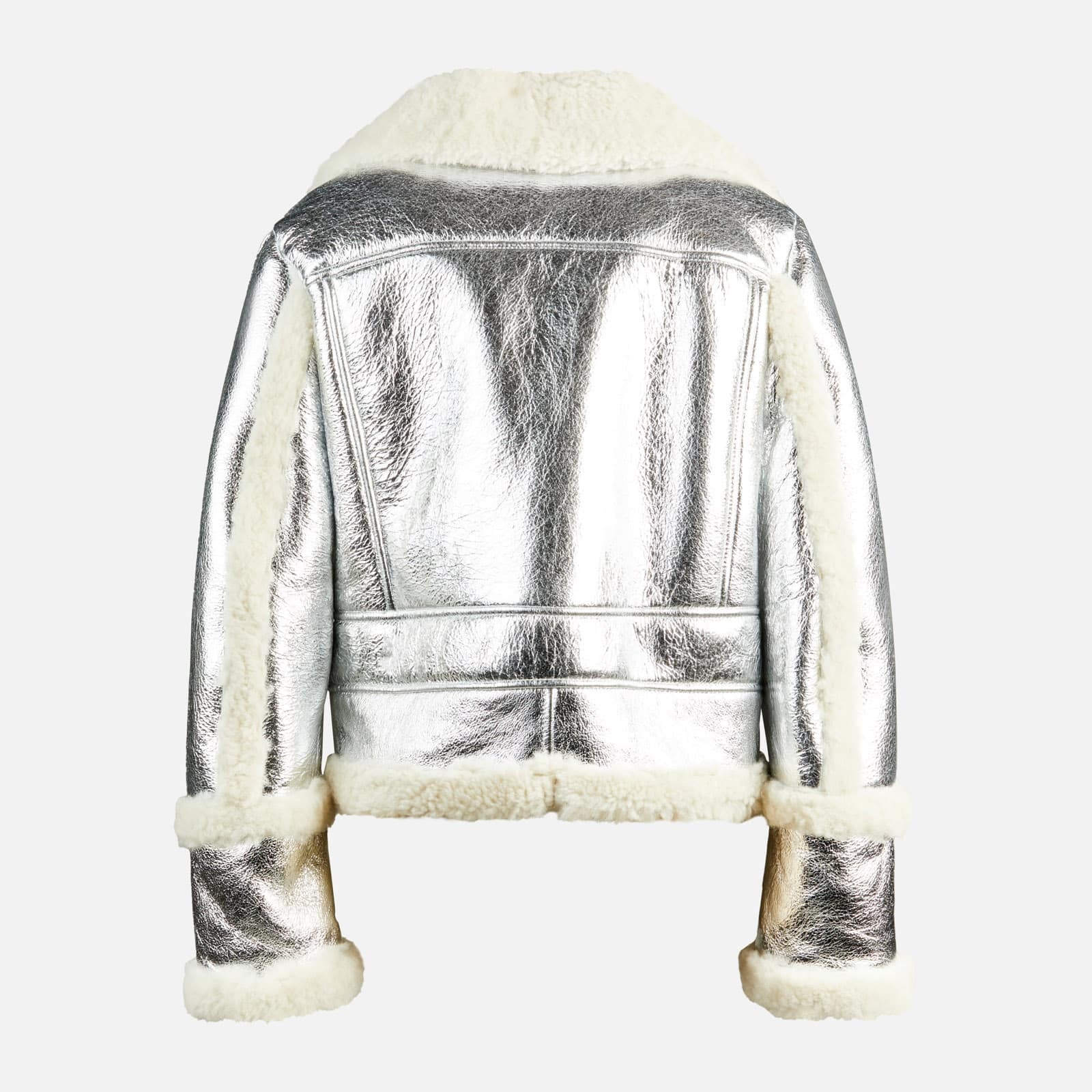 Biker in Sheepskin Silver - 2