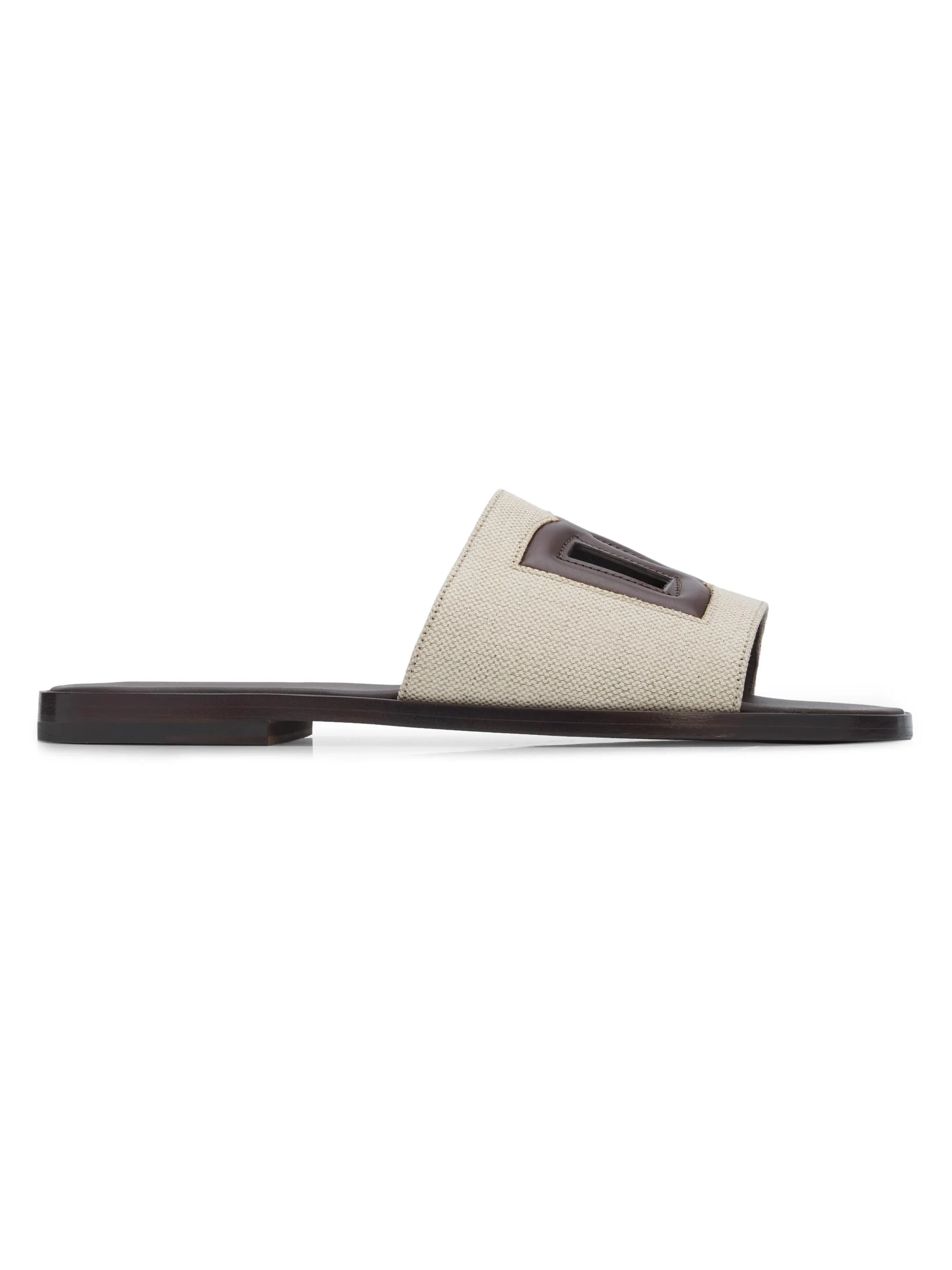Men's Logo Sandals - Avorio Moro - 1