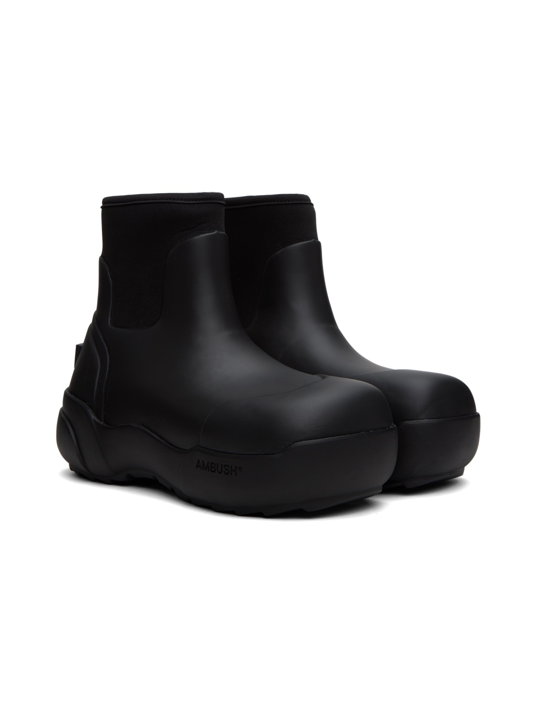 Black Rubber Boots - 4