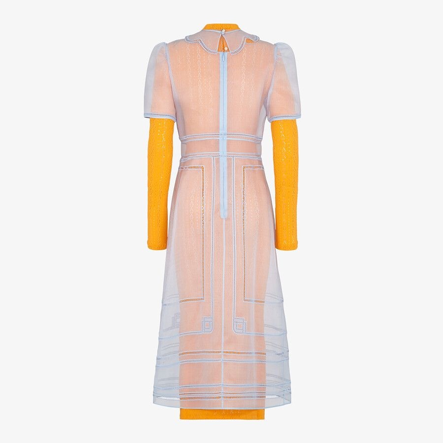 Light blue silk dress - 2