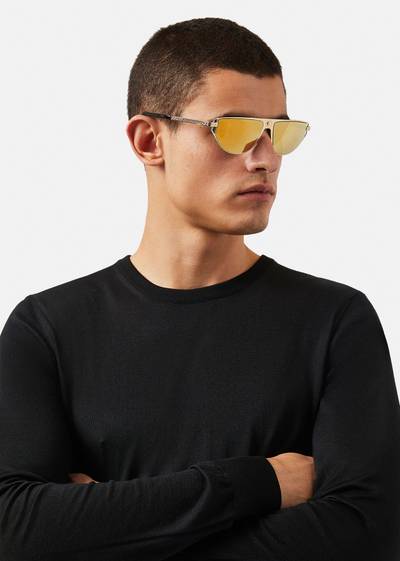 VERSACE Grecamania Visor Sunglasses outlook