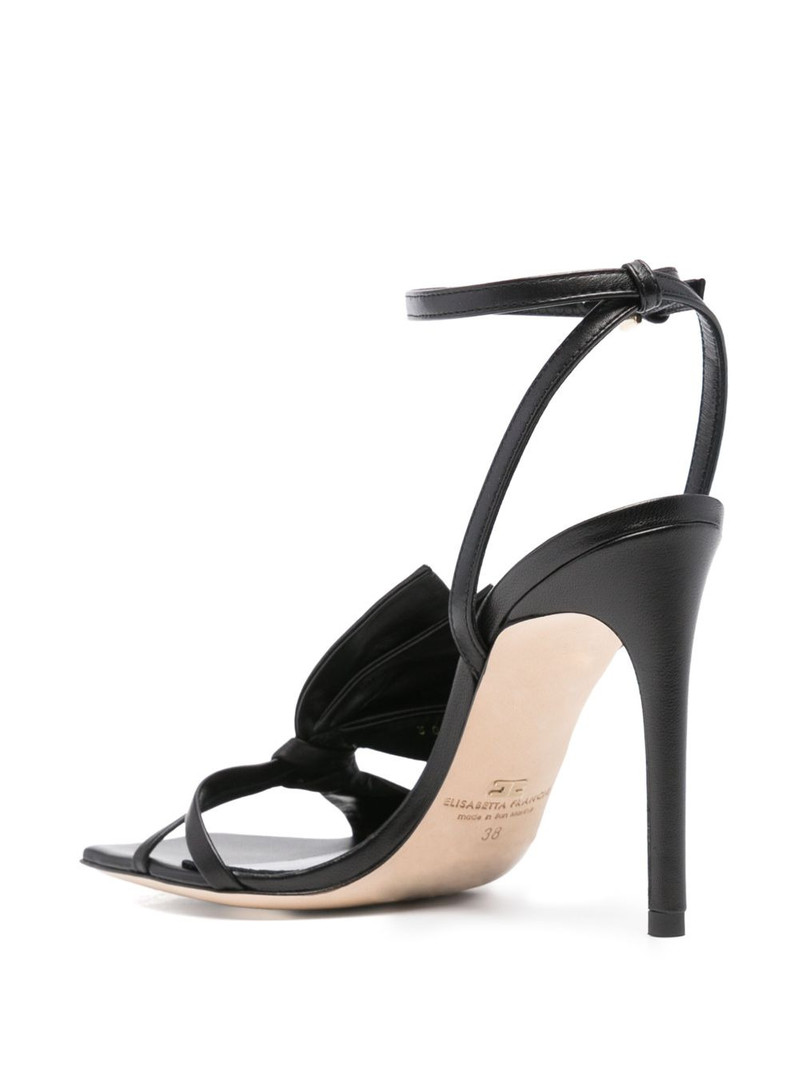 100mm bow-embellished sandals 3