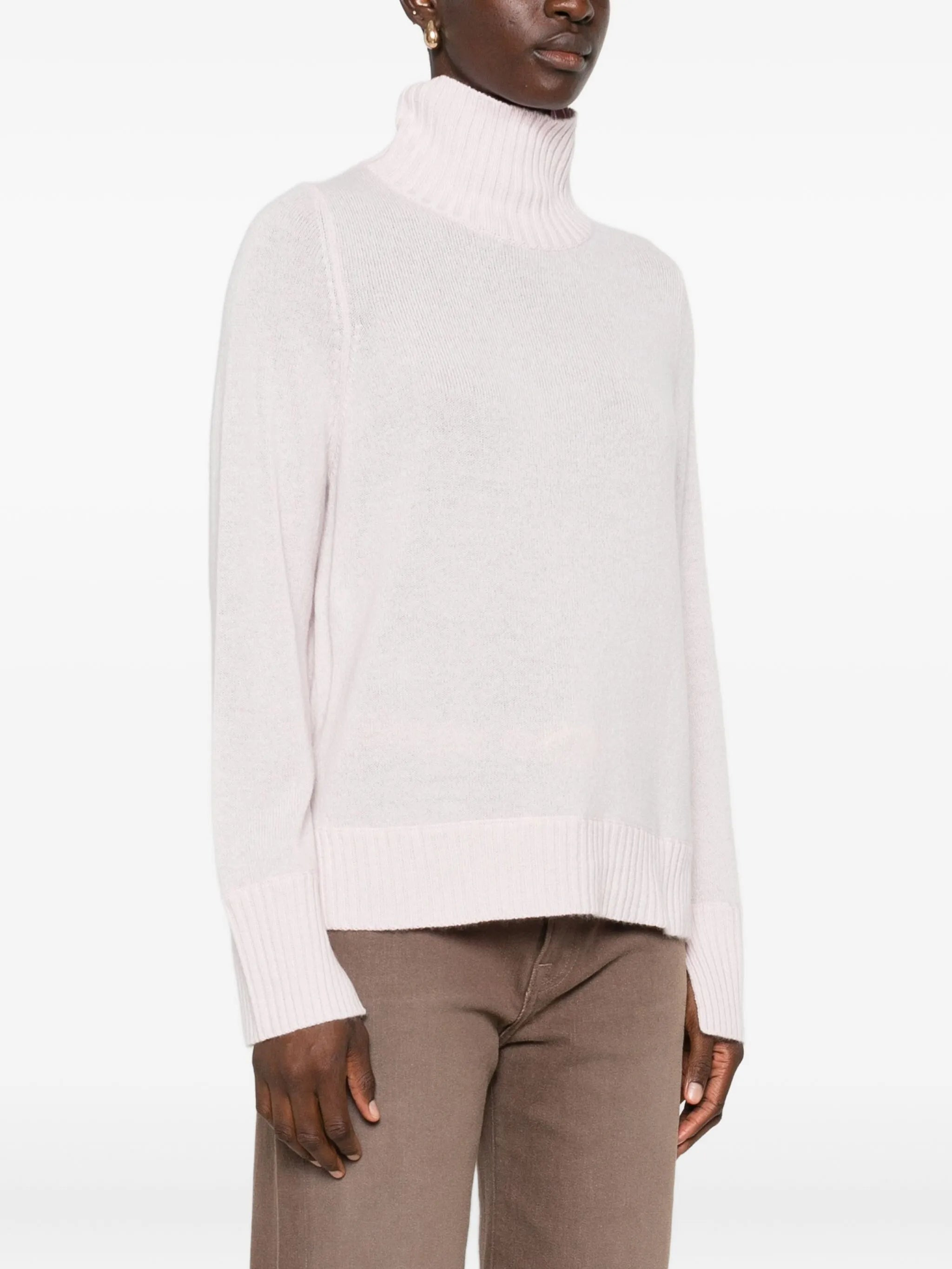 Allude Turtleneck Cashmere Sweater - 2