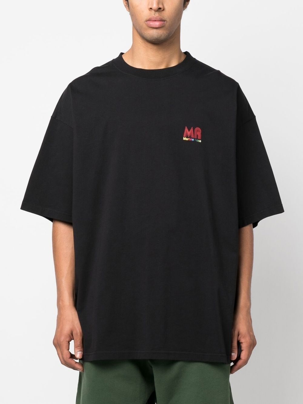 logo-print cotton T-shirt - 3