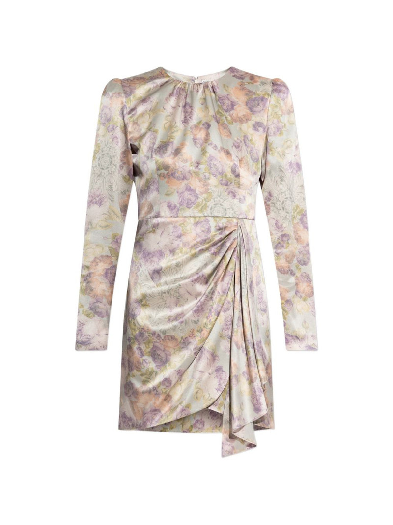 floral draped dress 1