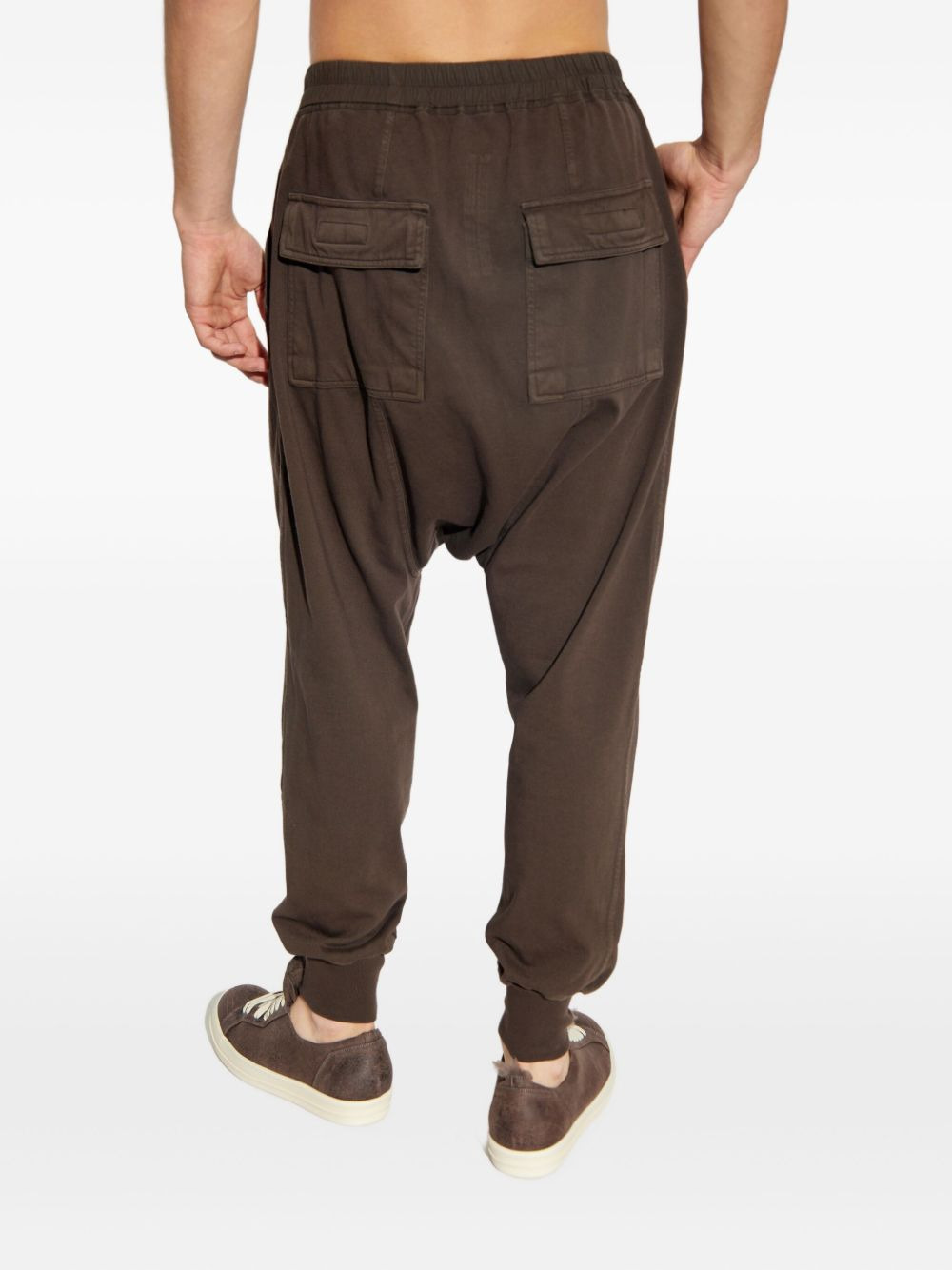 drawstring cuffed trousers - 4