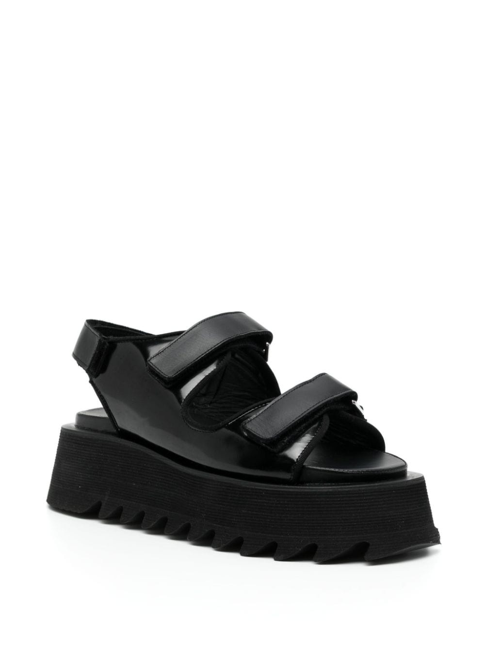 lugged flatform sandals - 2