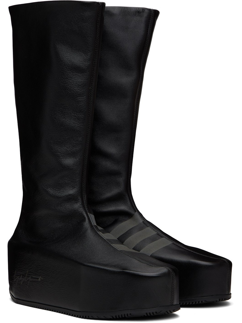 Black Kyasu Overboot Tall Boots 4