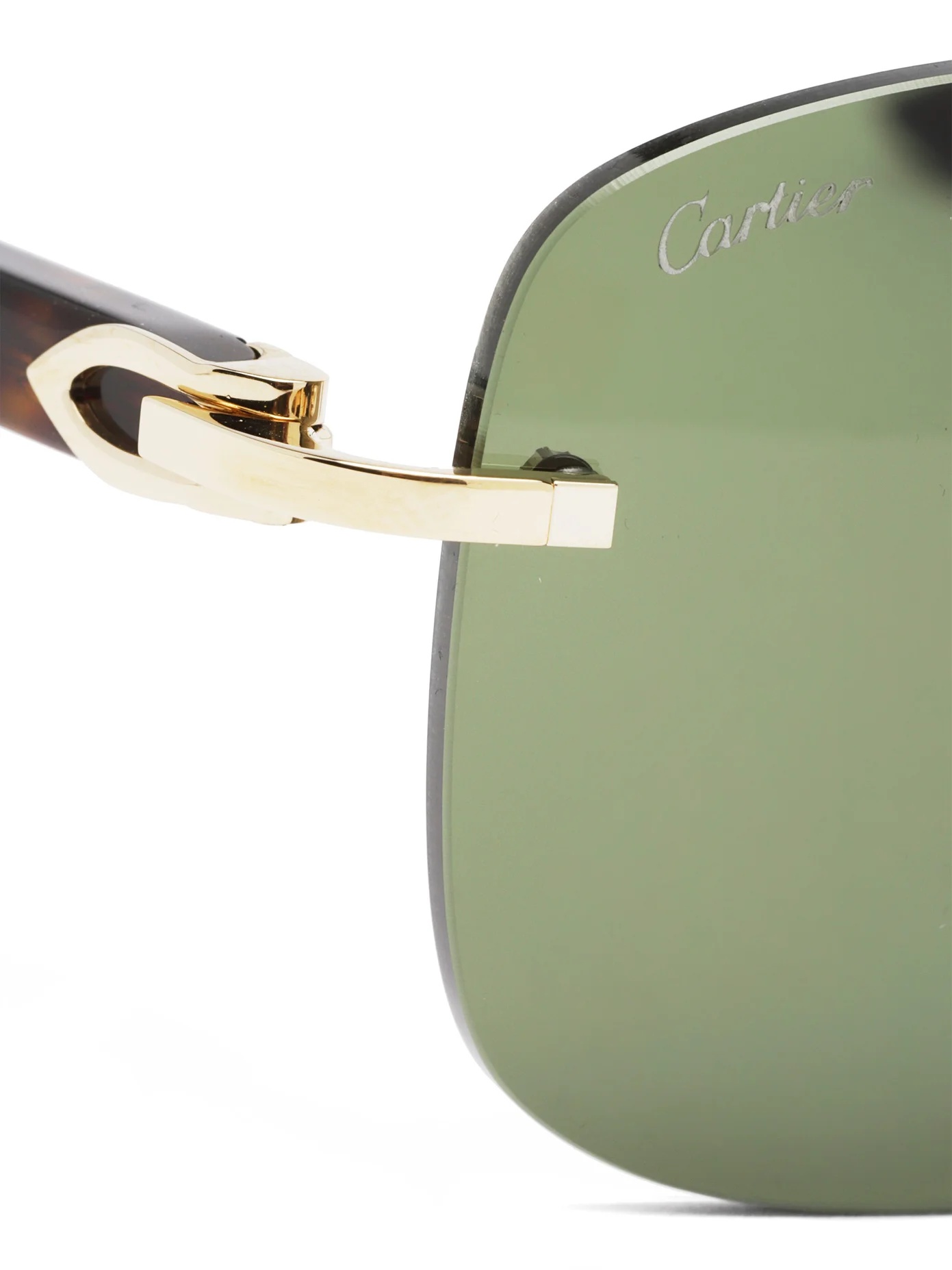 C Décor rimless acetate sunglasses - 6