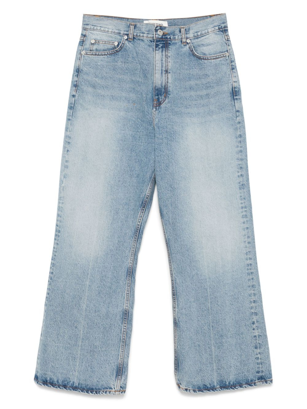 loose flared-leg jeans - 1