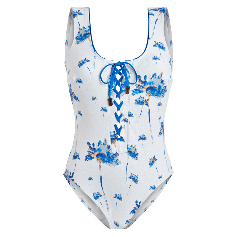 Women One-Piece Swimsuit Herbier - 1