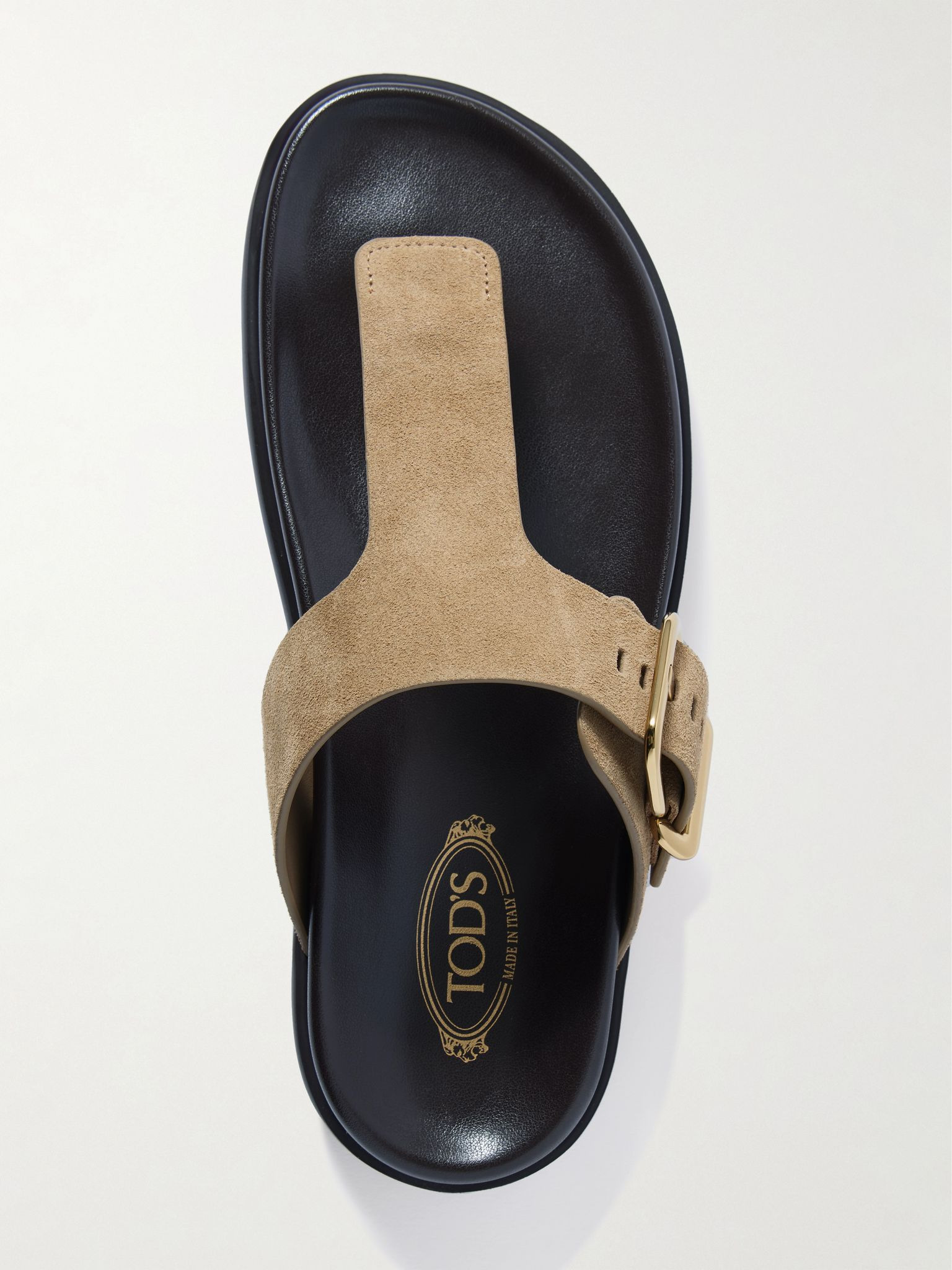 Suede sandals Tan - 5