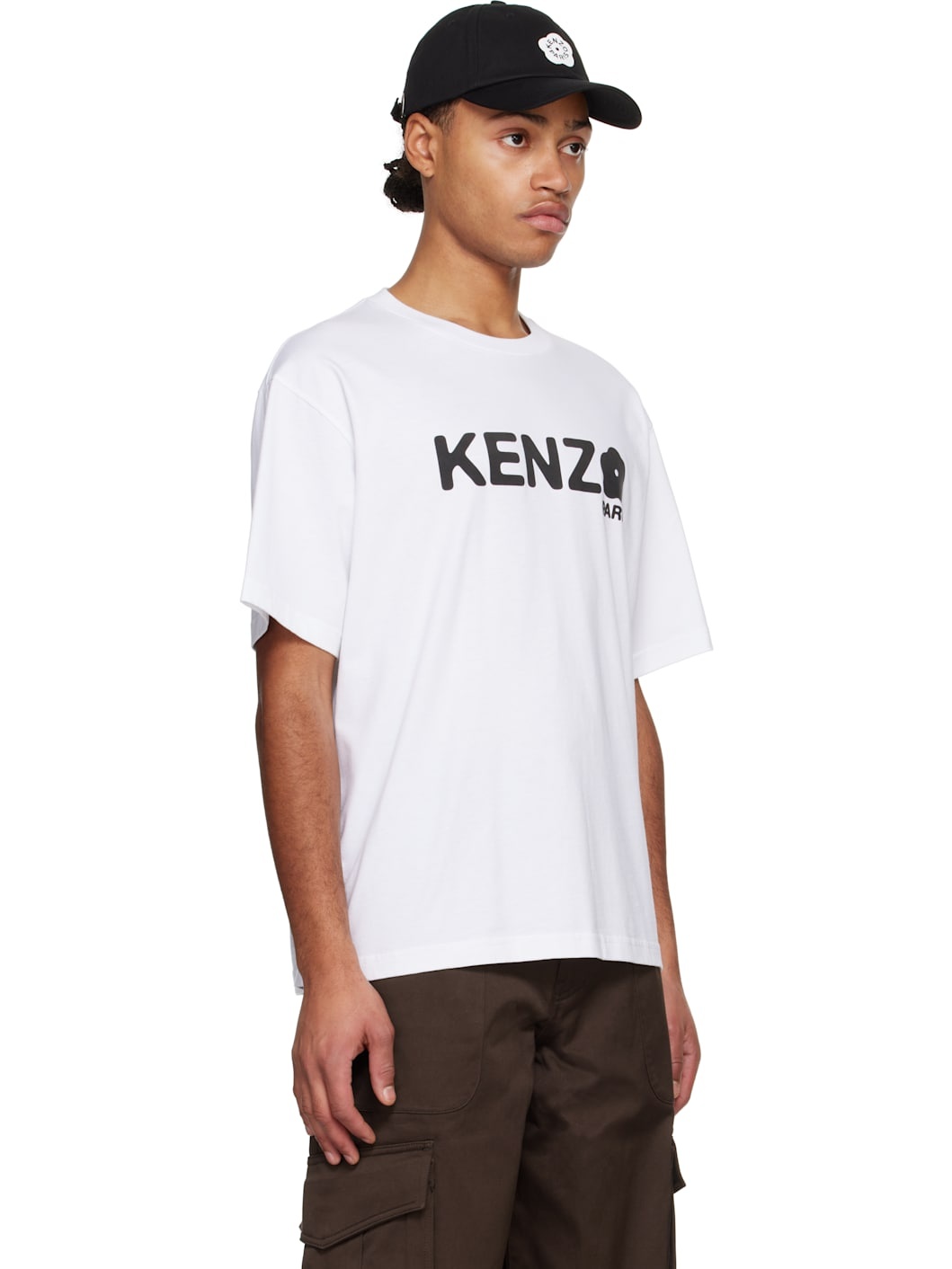 White Kenzo Paris Oversize Boke Flower 2.0 T-shirt - 2