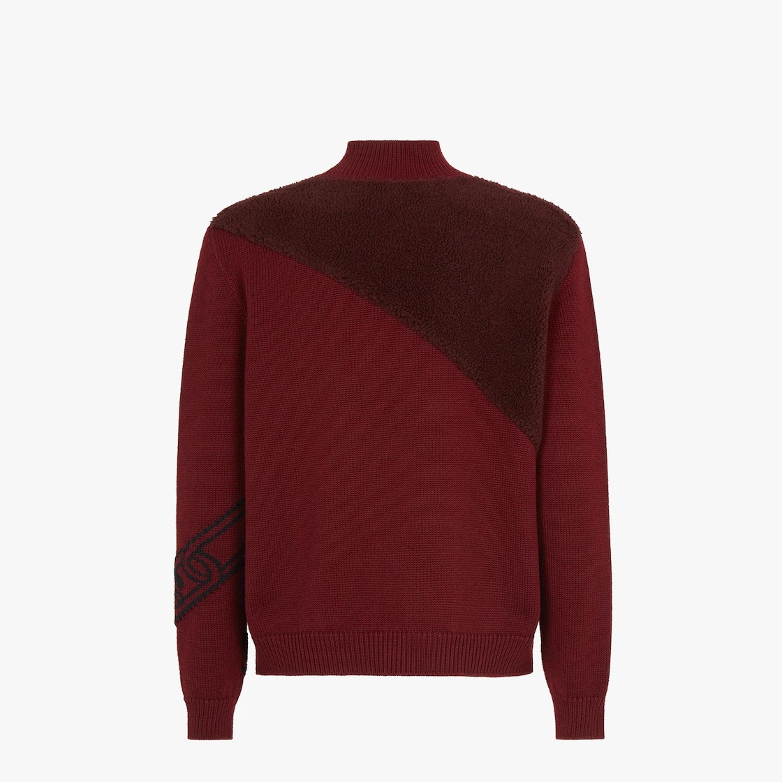 Burgundy wool pullover - 2