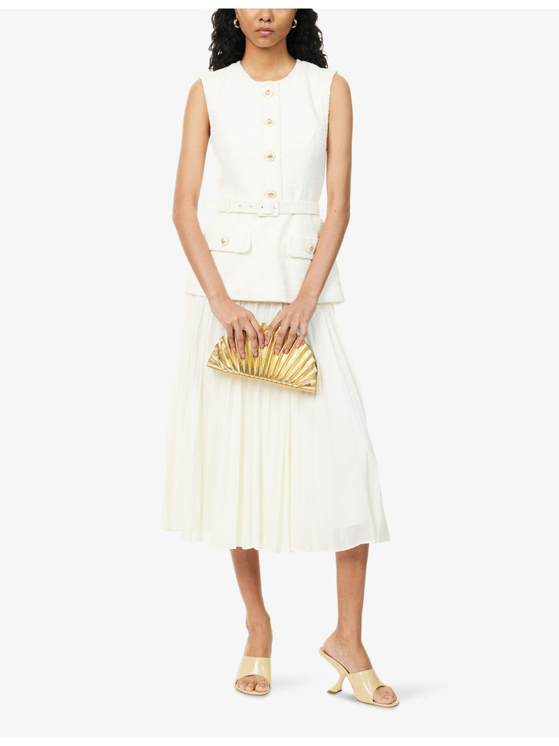 REBECCA VALLANCE Jonie Sleeveless Woven Midi Dress outlook