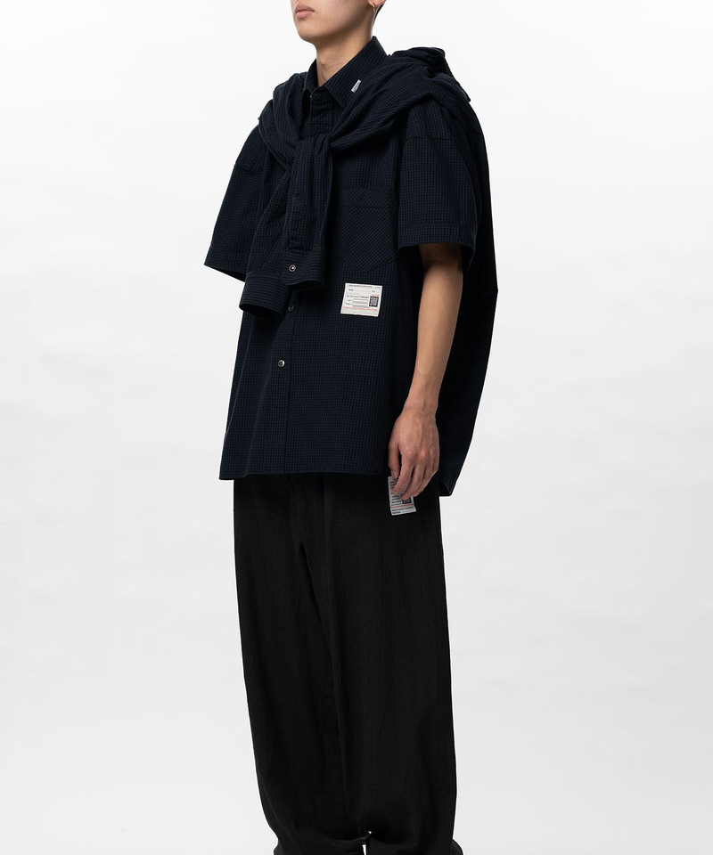 Sleeve Layered Check Shirt 15