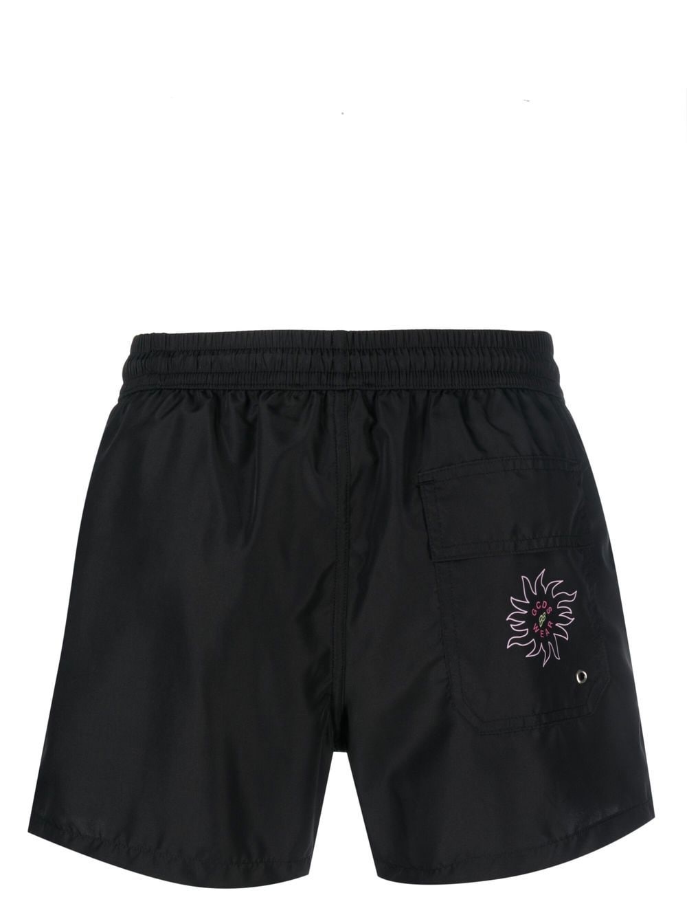graphic-print swim shorts - 2