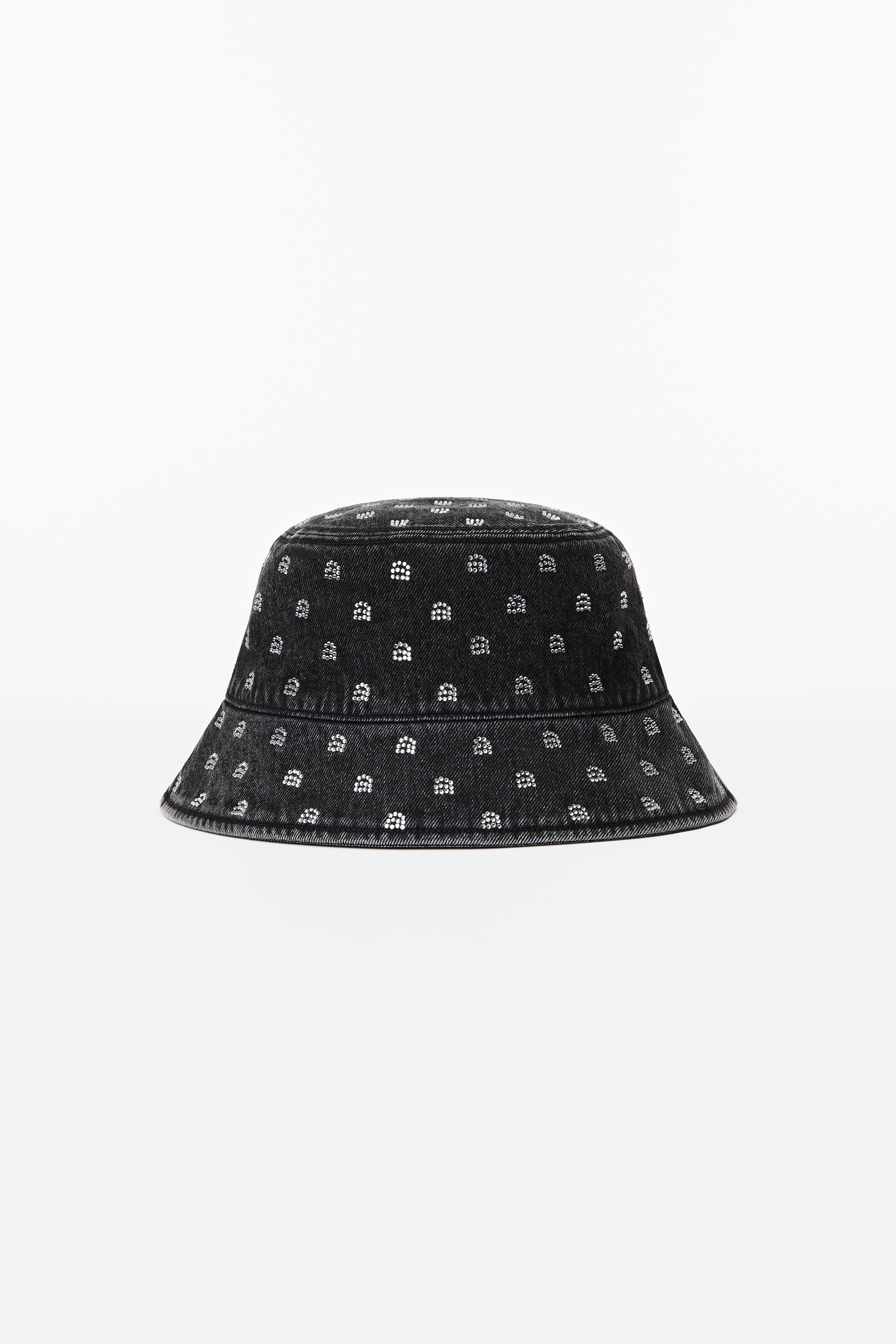 CRYSTAL BUCKET HAT IN DENIM - 1