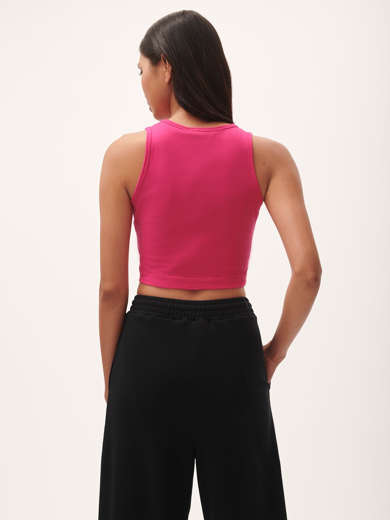 Womens 365 Cotton-Stretch Tank Top - Howlite Pink - 3