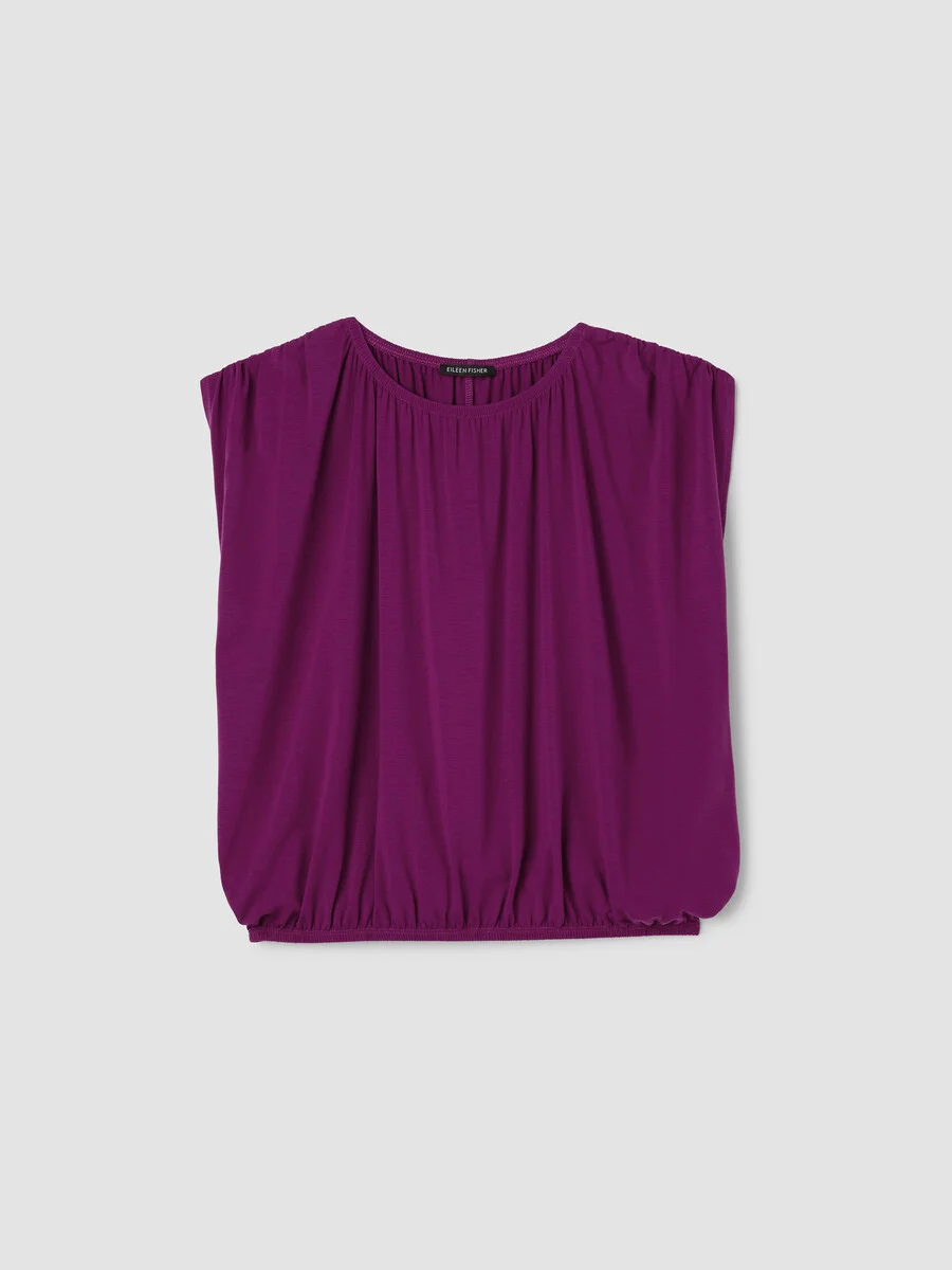 Fine Jersey Bubble Top - 1