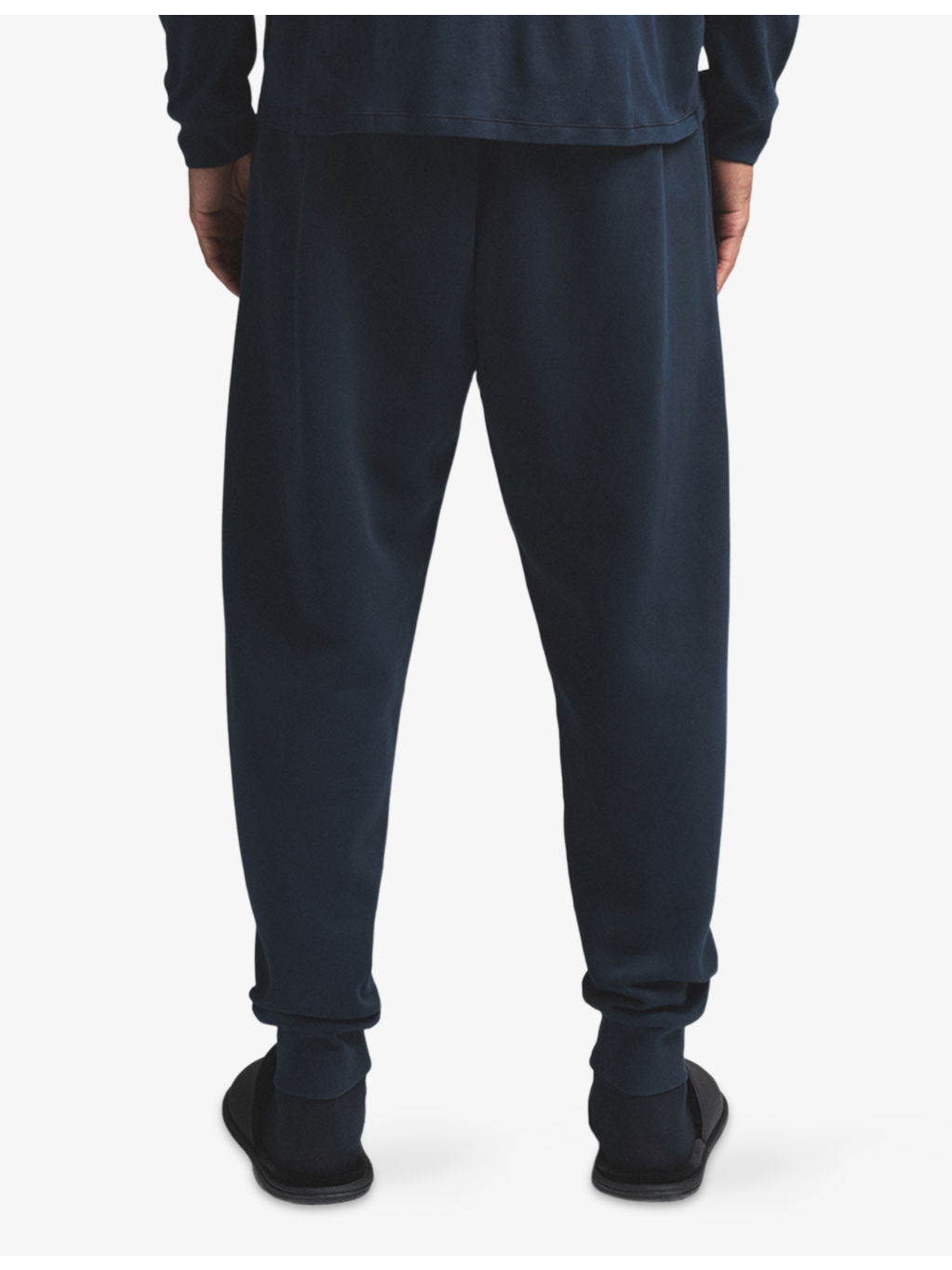 Lounge Relaxed Cotton-Jersey Jogging Bottoms - 4