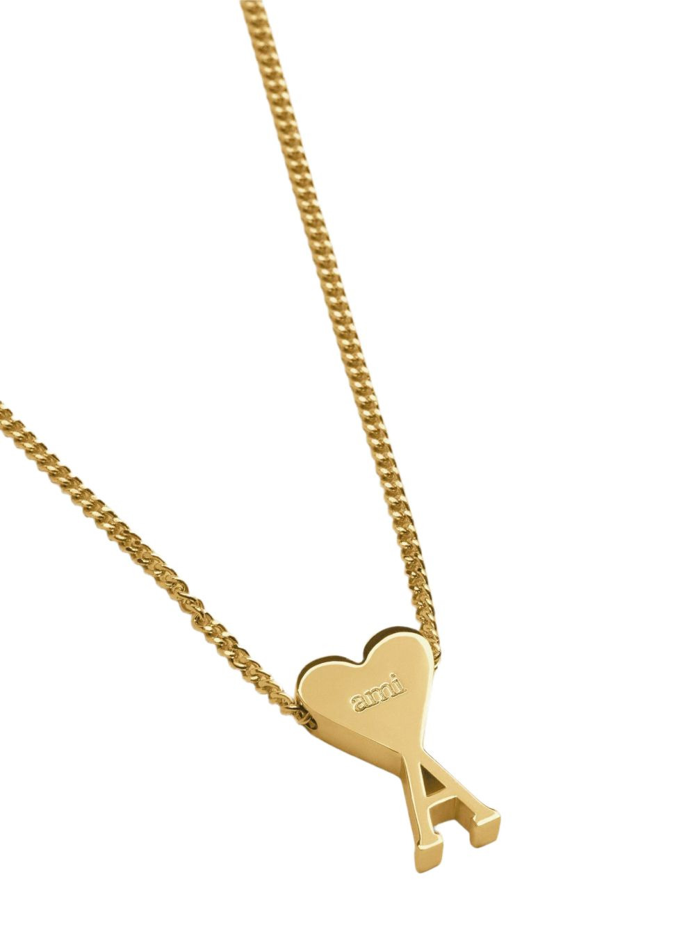 Ami De Coeur logo-pendant necklace - 4