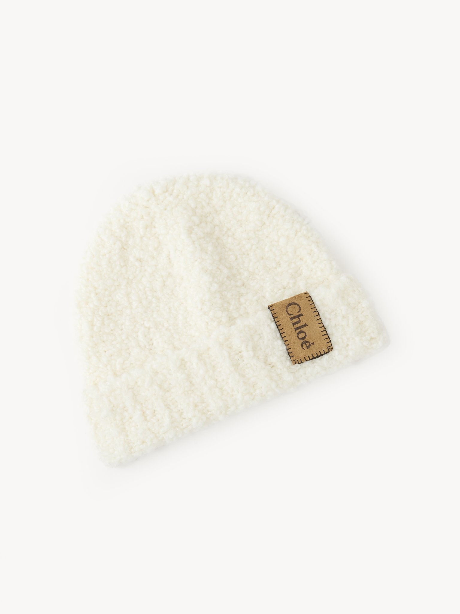 CURLY KNIT BEANIE - 1