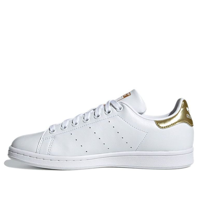 (WMNS) adidas Stan Smith 'White Gold Metallic' G58184 - 2
