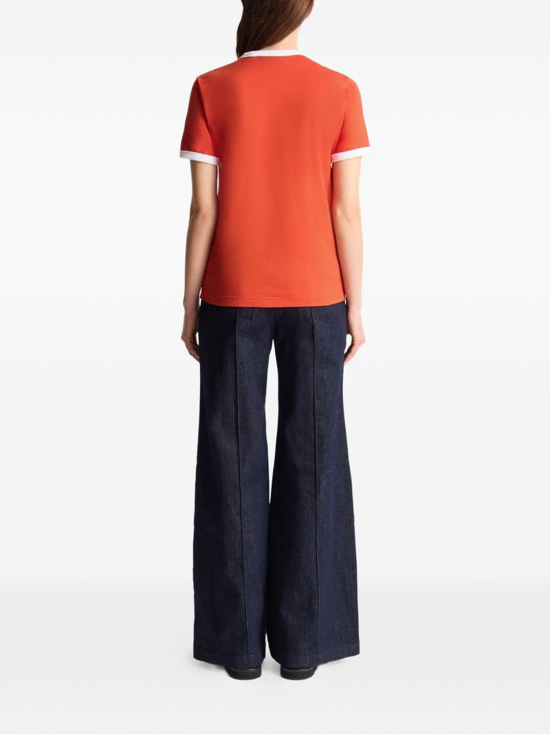 Tanixa contrast-trims T-shirt 3