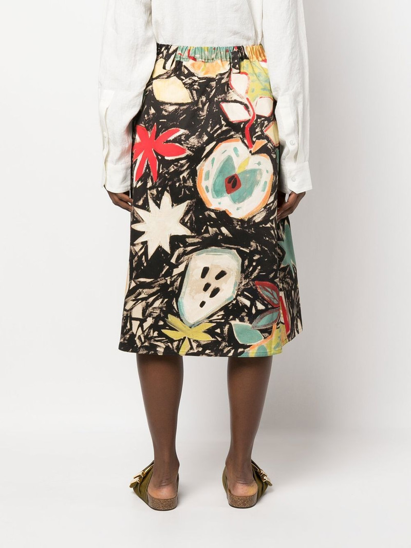 Selena fruit-print midi skirt 4