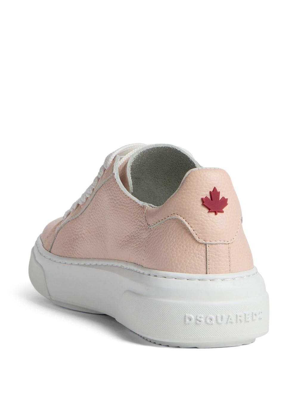 logo-embossed lace-up sneakers - 3
