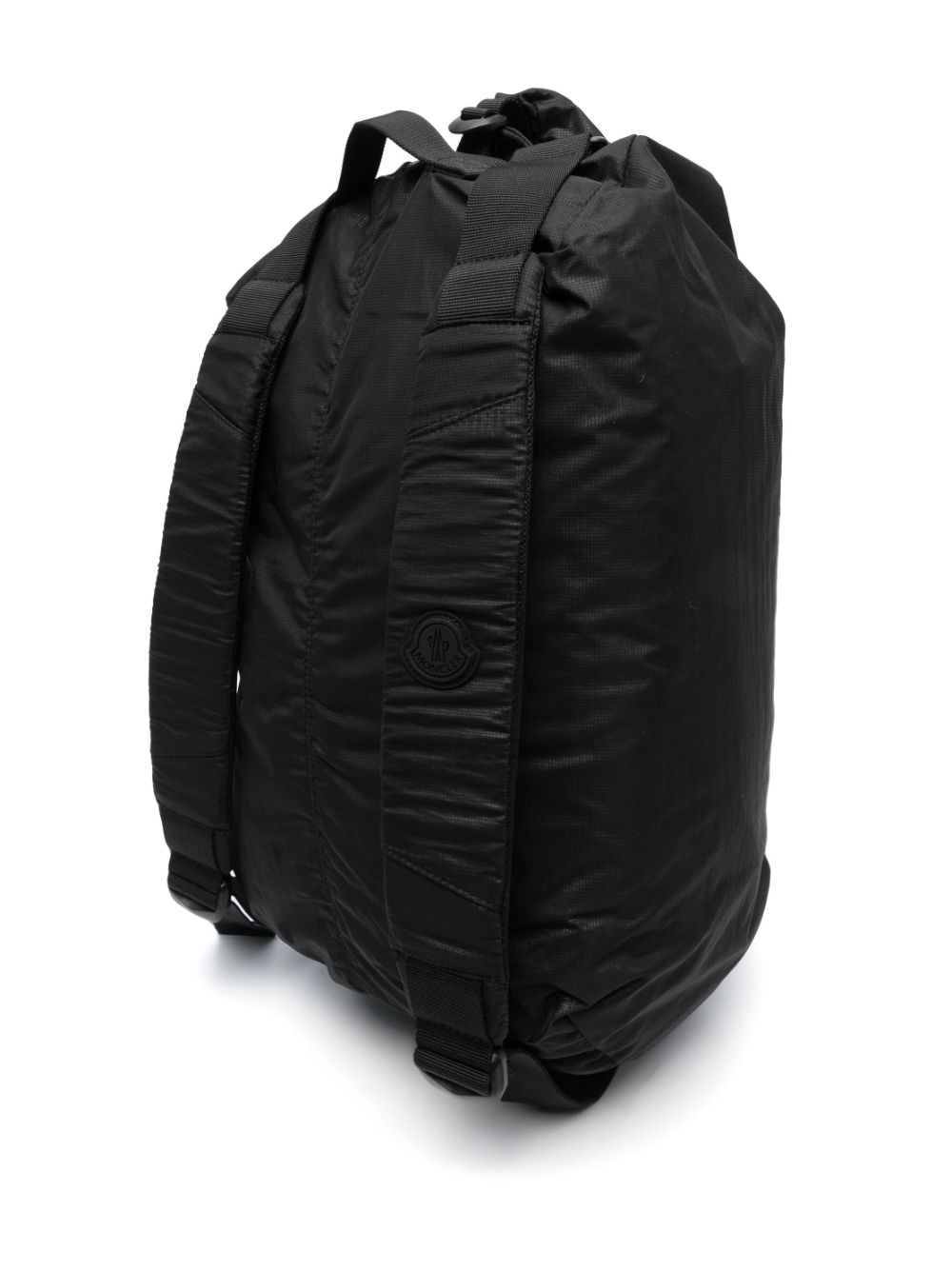 logo-print zipped backpack - 3
