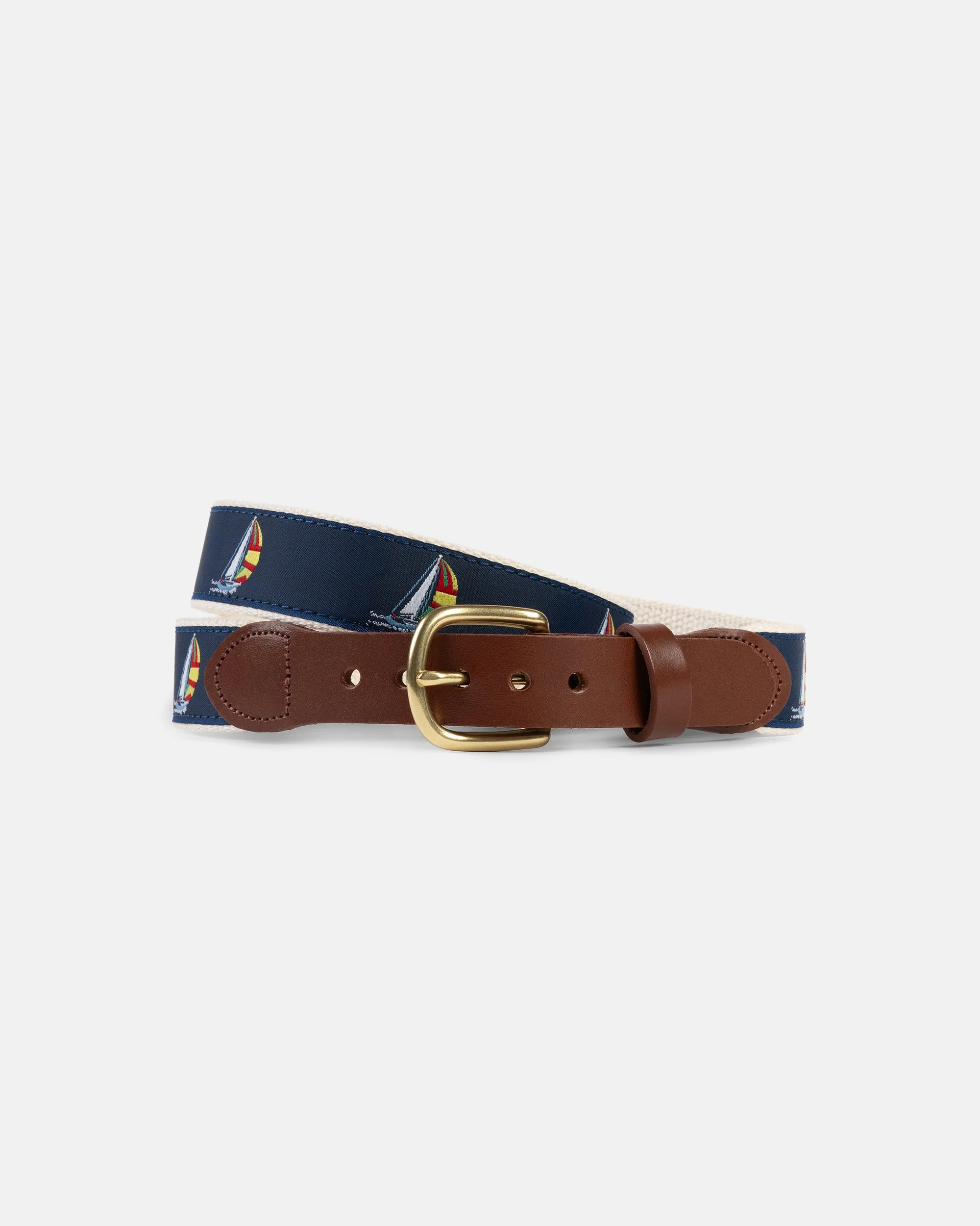 MADE-IN-USA SPINNAKER MOTIF BELT - 1
