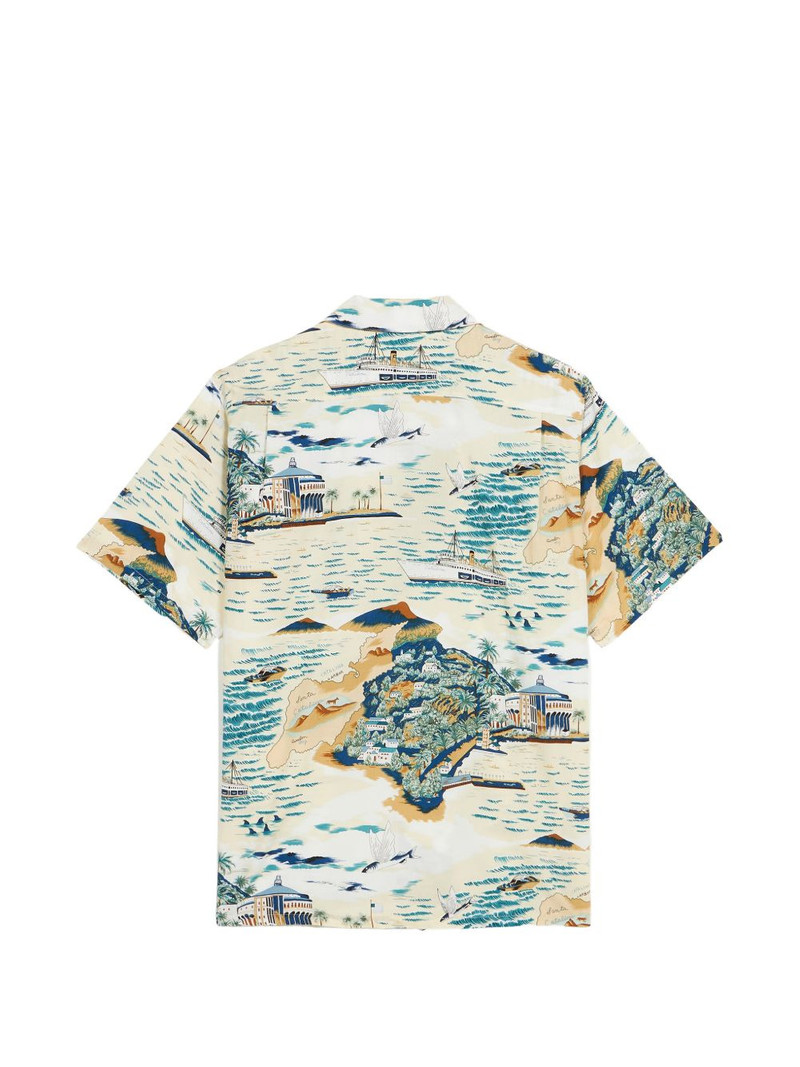 FORTELA Santacatalina tropical-print shirt outlook
