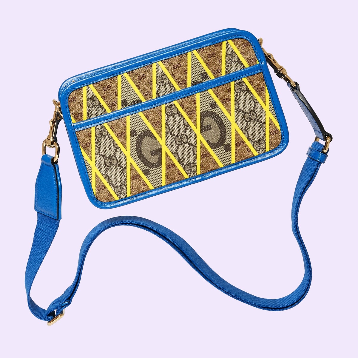 GG rhombus print mini bag - 3