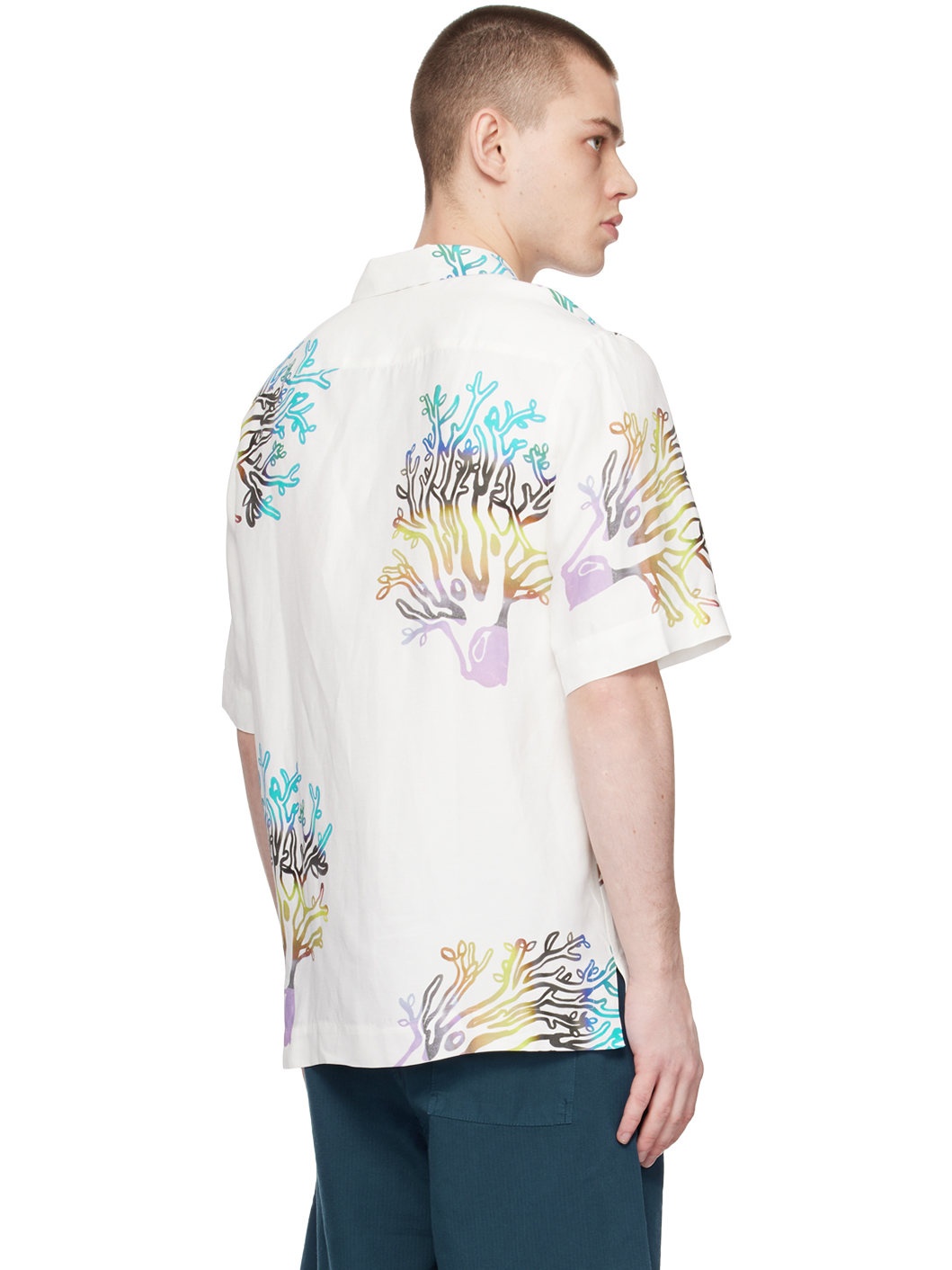 White Printed Shirt - 3