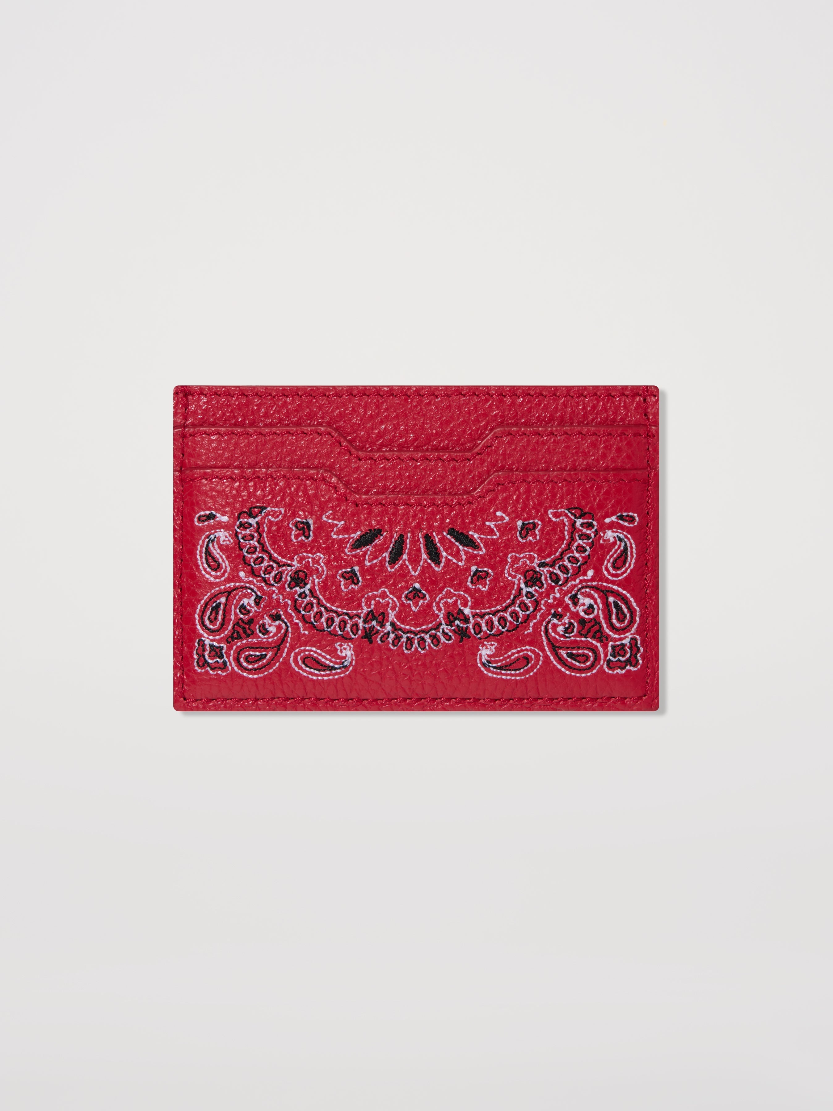 LEATHER BANDANA CARD HOLDER - 2