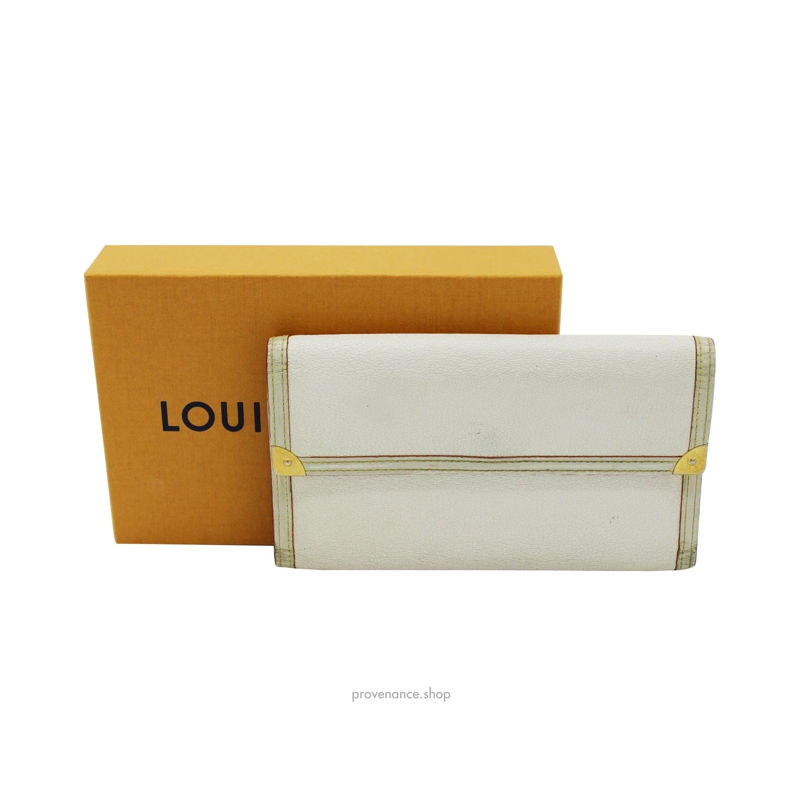 Louis Vuitton International Wallet - White Suhali Leather - 1